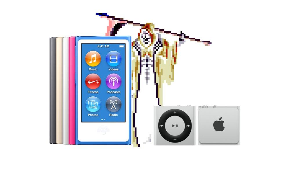 Apple kills iPod nano and shuffle