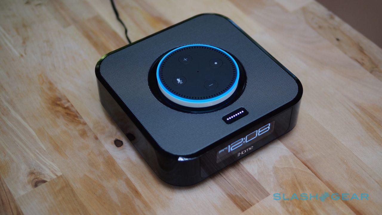 ihome iavs1 bedside stereo speaker system for amazon echo dot