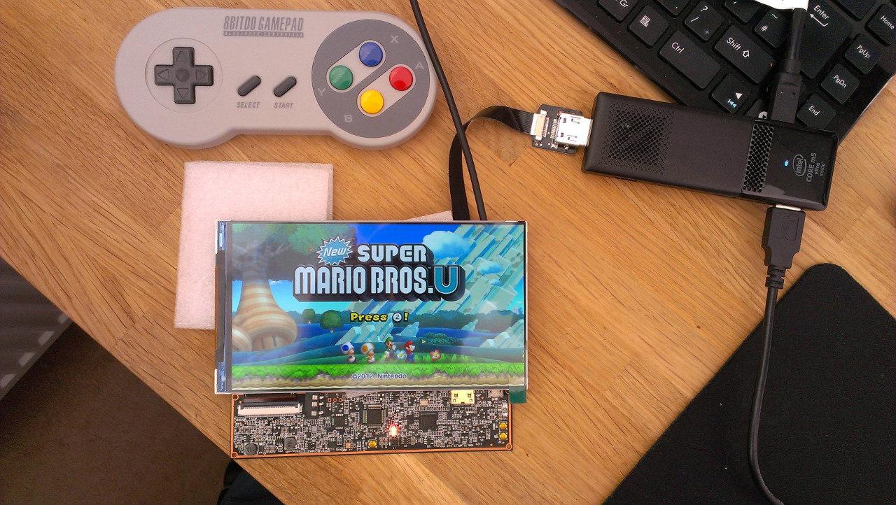 Wii U Compustick mod puts Windows 10 inside a handheld ...