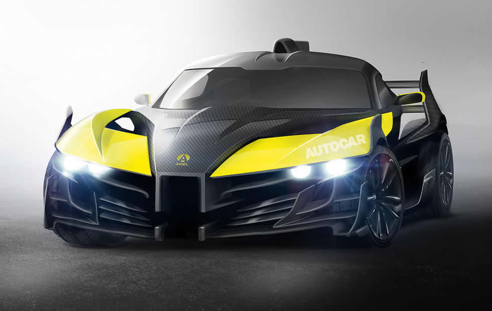 Ariel P40 Electric Supercar To Pack 1180 Hp And Do 0100 Mph In 3.8 Sec