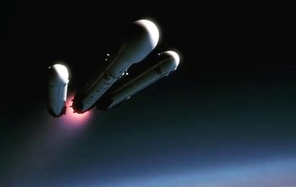 Spacex Falcon Heavy Launch Animation Shows How Things Should Go Slashgear