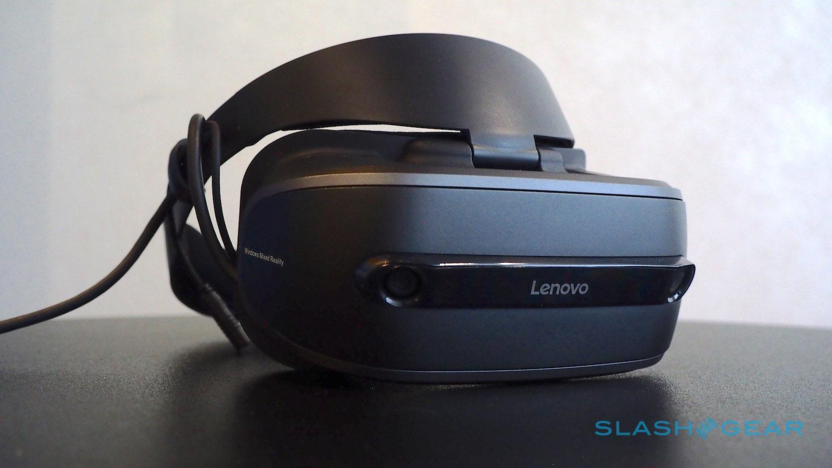 Lenovo Explorer Windows Mixed Reality Headset HandsOn SlashGear