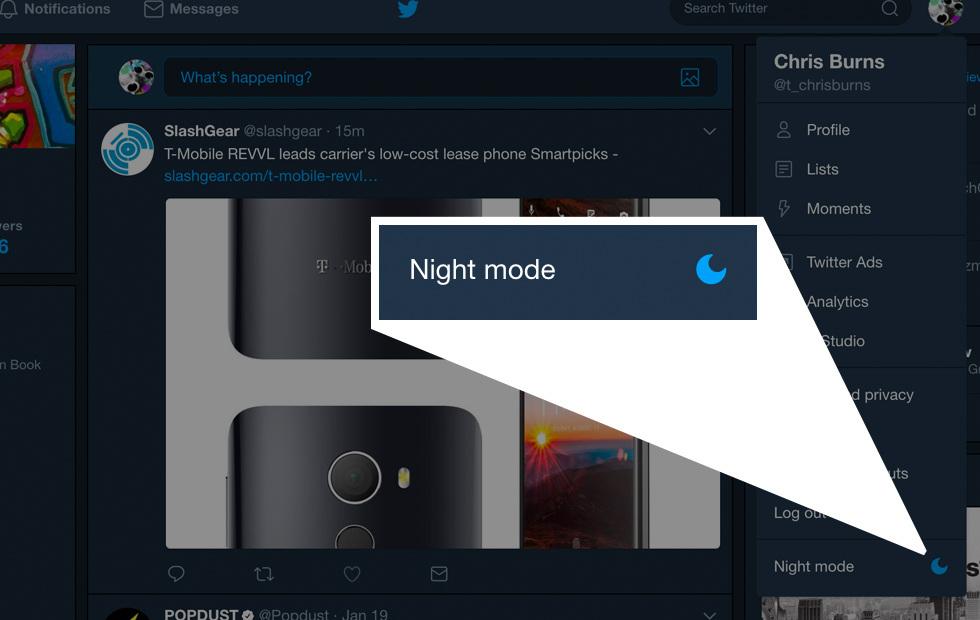 Twitter Night Mode On Desktop In Testing Here S Where To Find It Slashgear Twitter Night Mode On Desktop In Testing Here S Where To Find It Slashgear