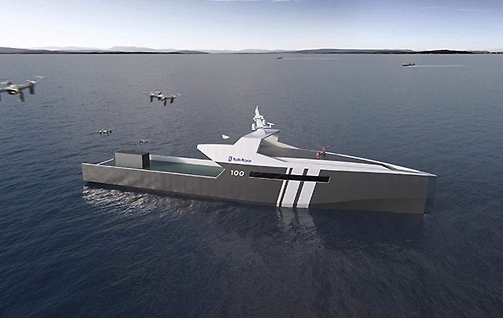 Rolls-Royce details autonomous naval ship: 3,500 nautical miles range