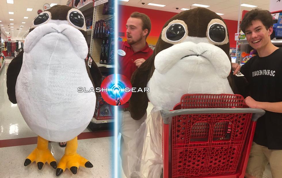 giant porg plush