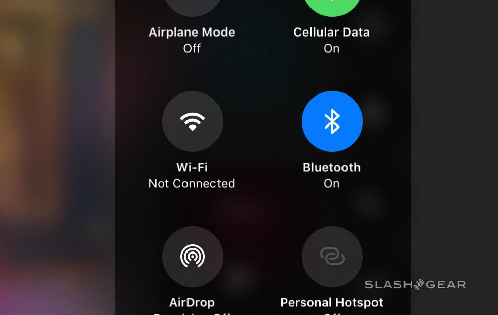 iOS 11 features: Wi-Fi and Bluetooth toggles