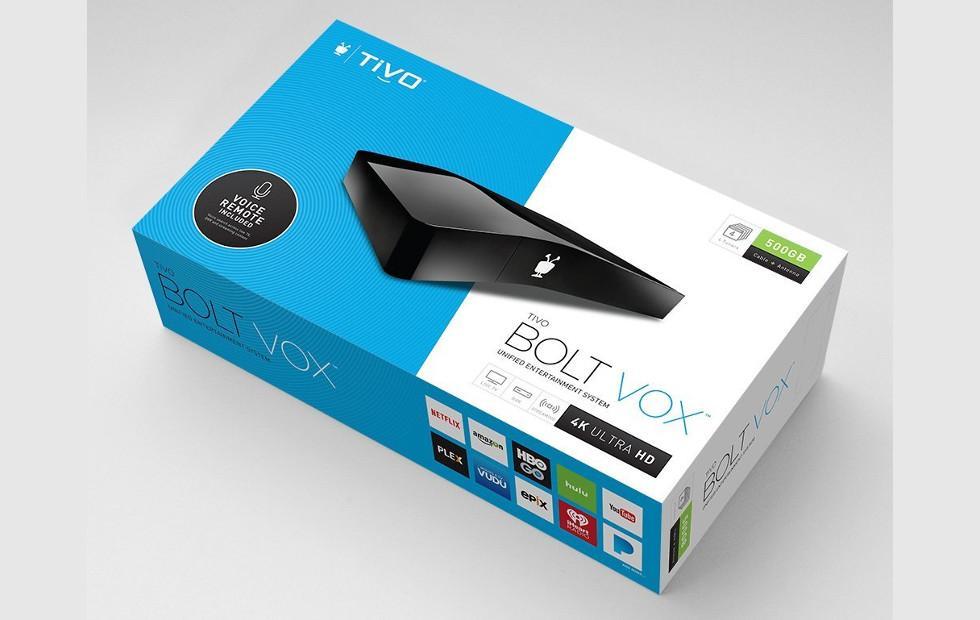TiVo BOLT VOX with voice remote control is now on Amazon