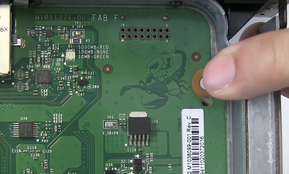 Xbox One X console has a tiny Master Chief hidden inside