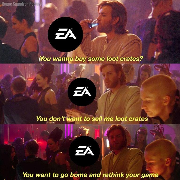 star wars battlefront ea meme