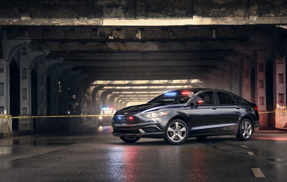 Ford made a super-stealthy plug-in hybrid cop car