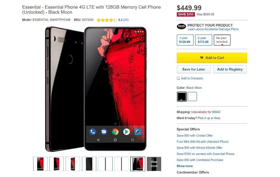 Essential Phone Price Is At Its Lowest Without Family Offer