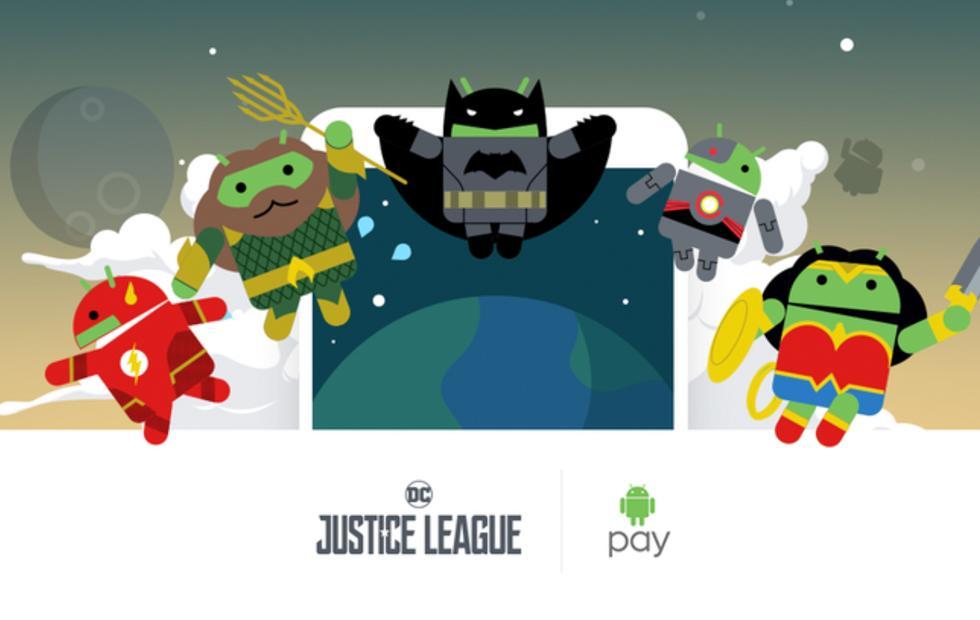 Android Pay incentivizes buying things with Justice League Androids