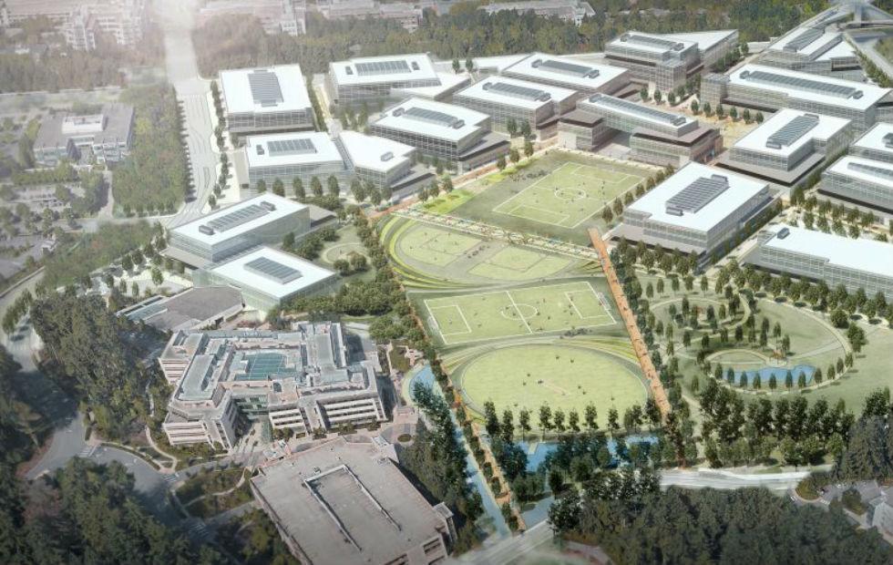Microsoft unveils huge new Redmond campus with 18 new buildings SlashGear