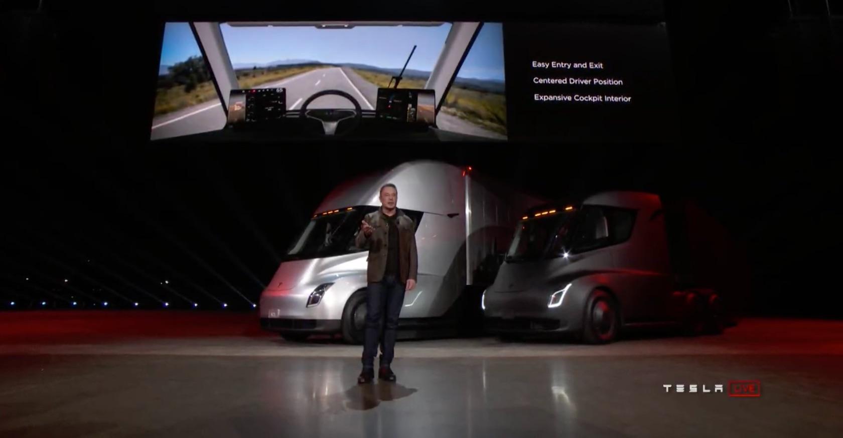 Tesla Semi Revealed 500 Mile Range And 0 60 Mph In 5s