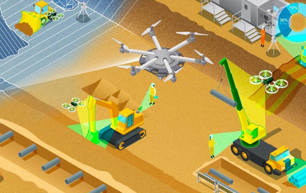 NVIDIA and Komatsu to bring AI to construction sites with drone