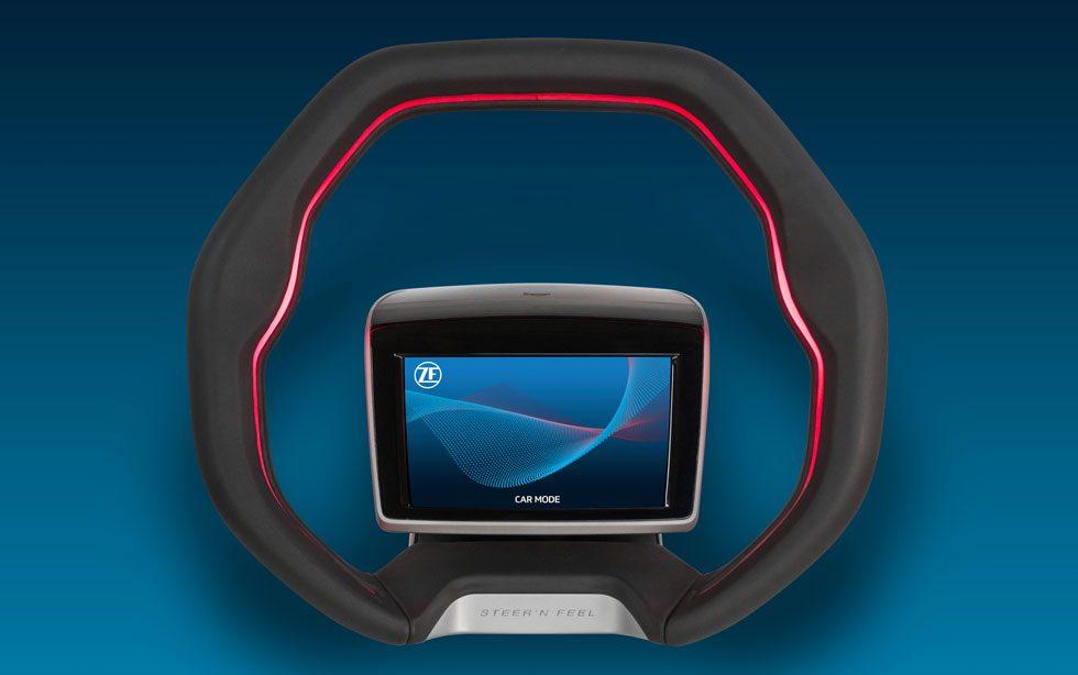 ZF's Advanced Steering Wheel Concept is for autonomous autos and driver interaction SlashGear