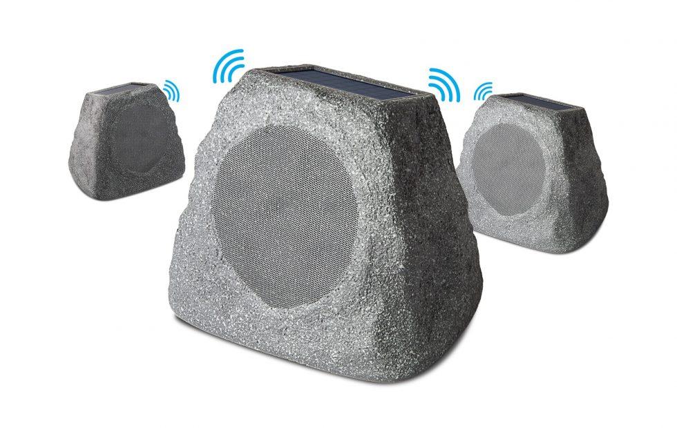 ION's outdoor solar speakers blend in as they stream SlashGear