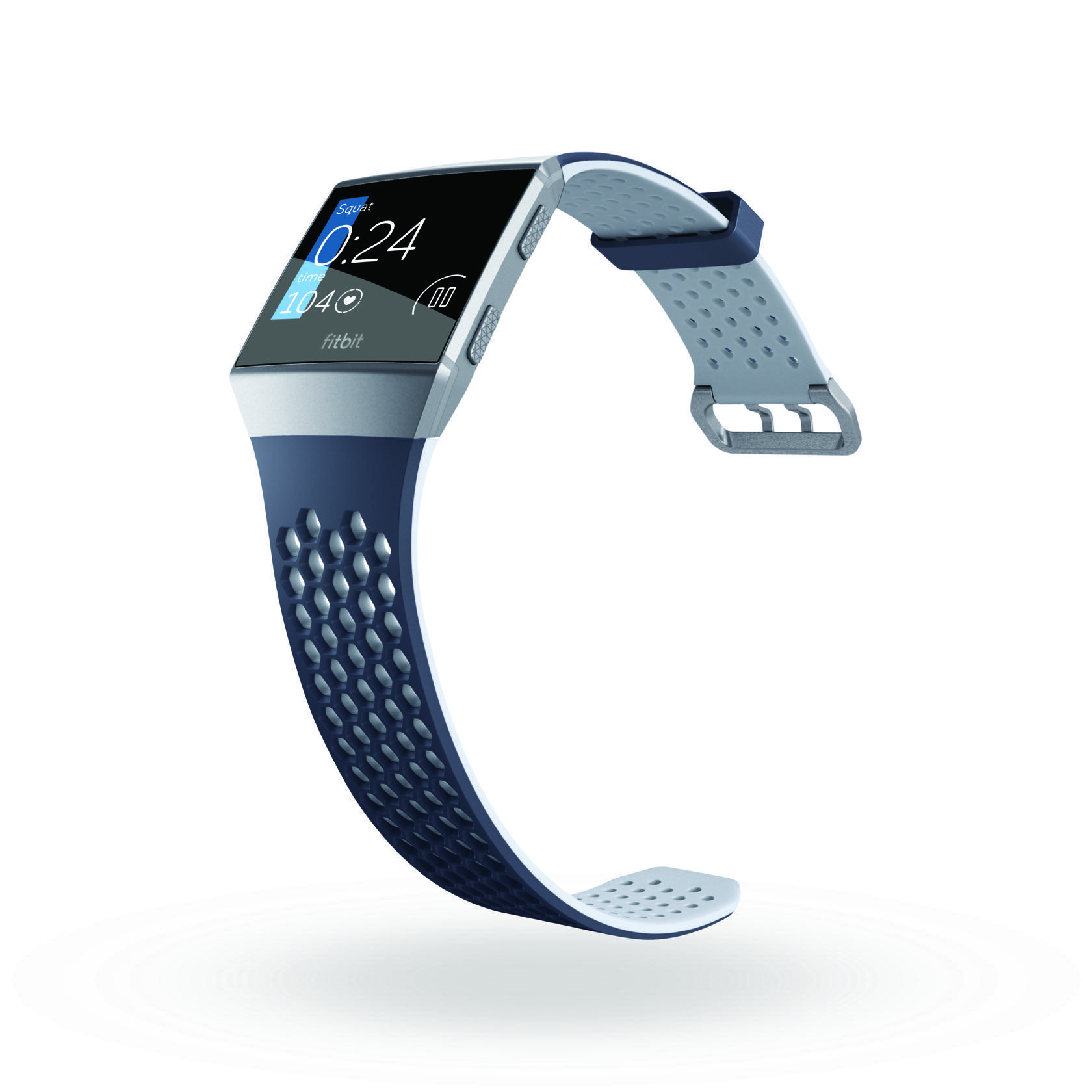 Pulseira Esportiva Fitbit Ionic - Design Respirável Com Fivela Dupla Segura
