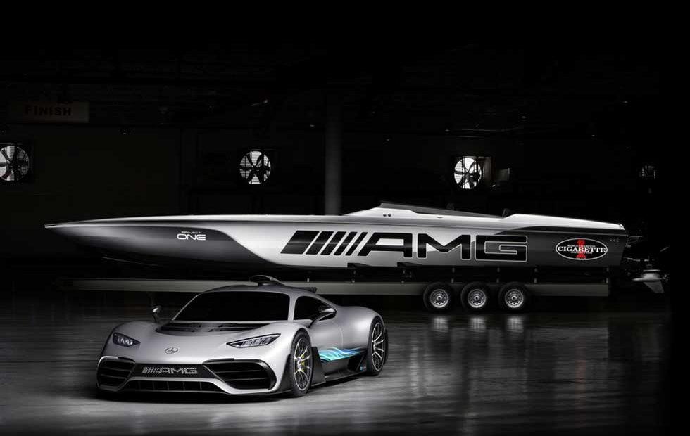 Mercedes Amg And Cigarette Racing Unveil Project One Inspired Racing Boat Slashgear