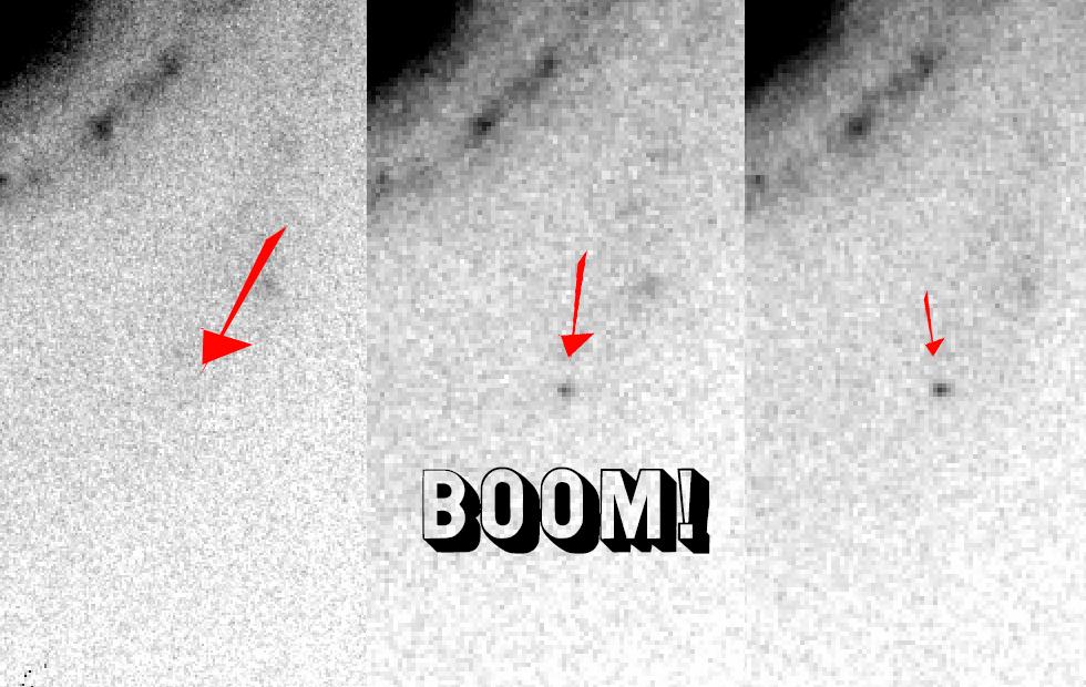 These are the first photos of an exploding star