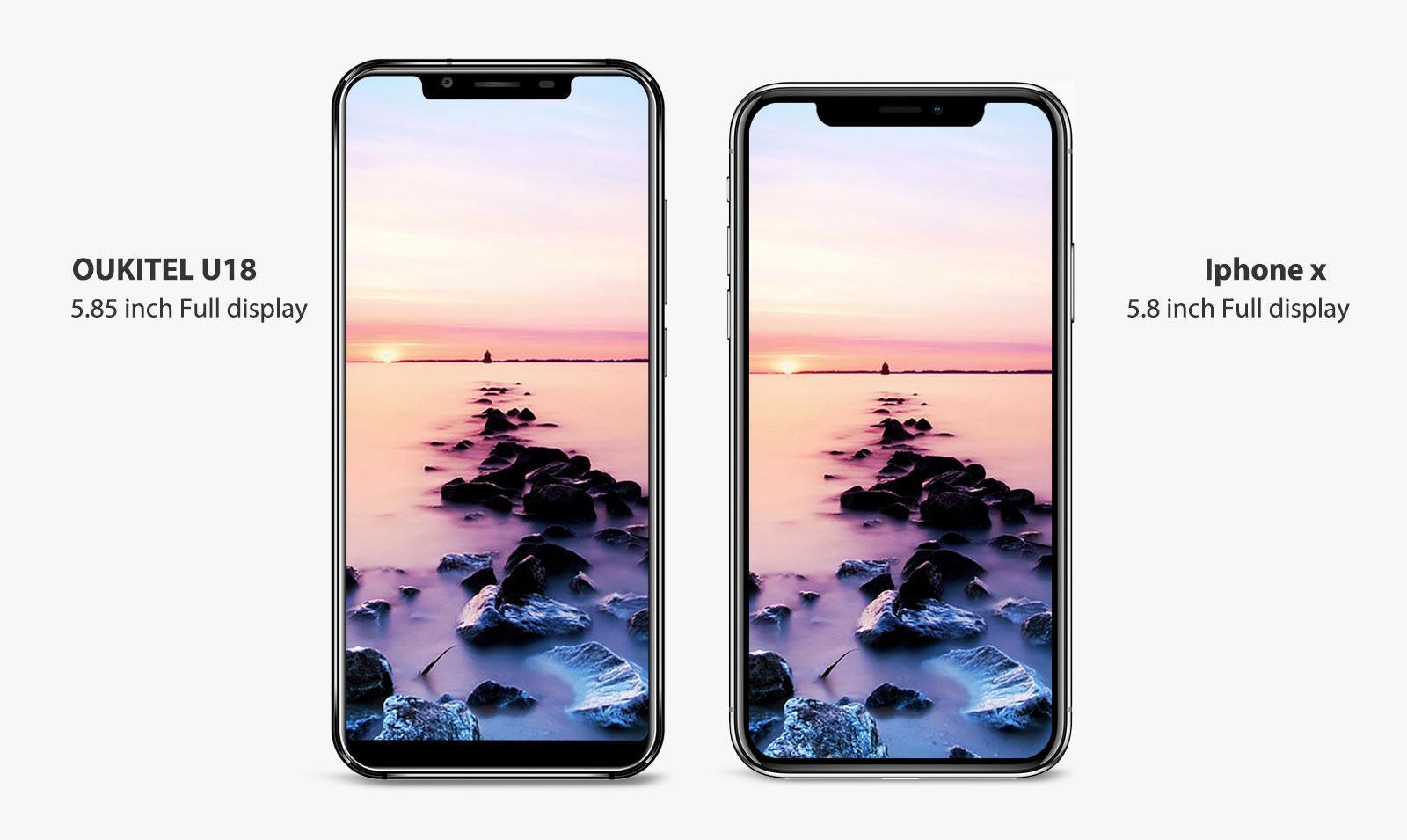 Oukitel U18 Has 21 9 Screen Looks Like An Iphone X Slashgear