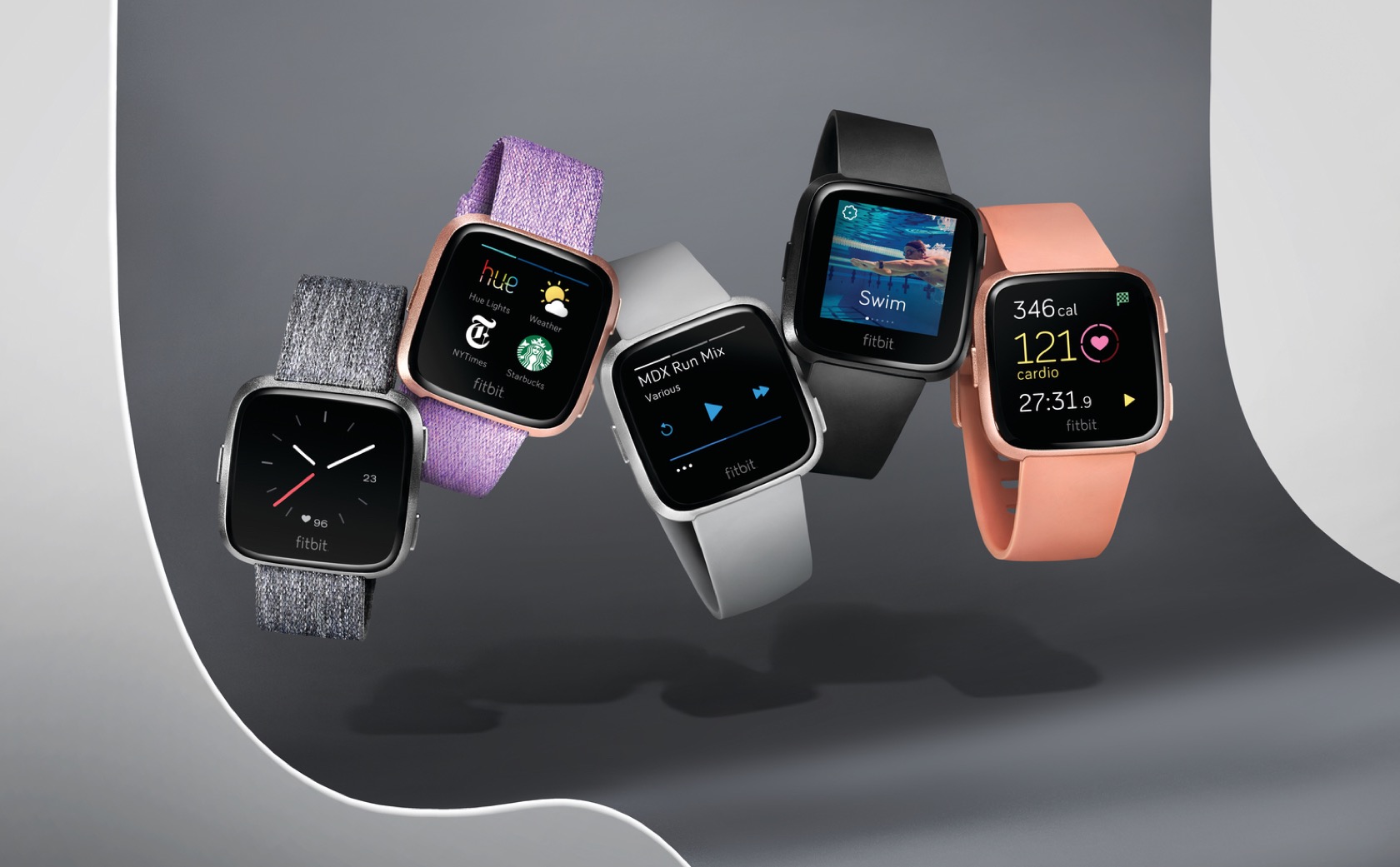 fitbit versa pebble only