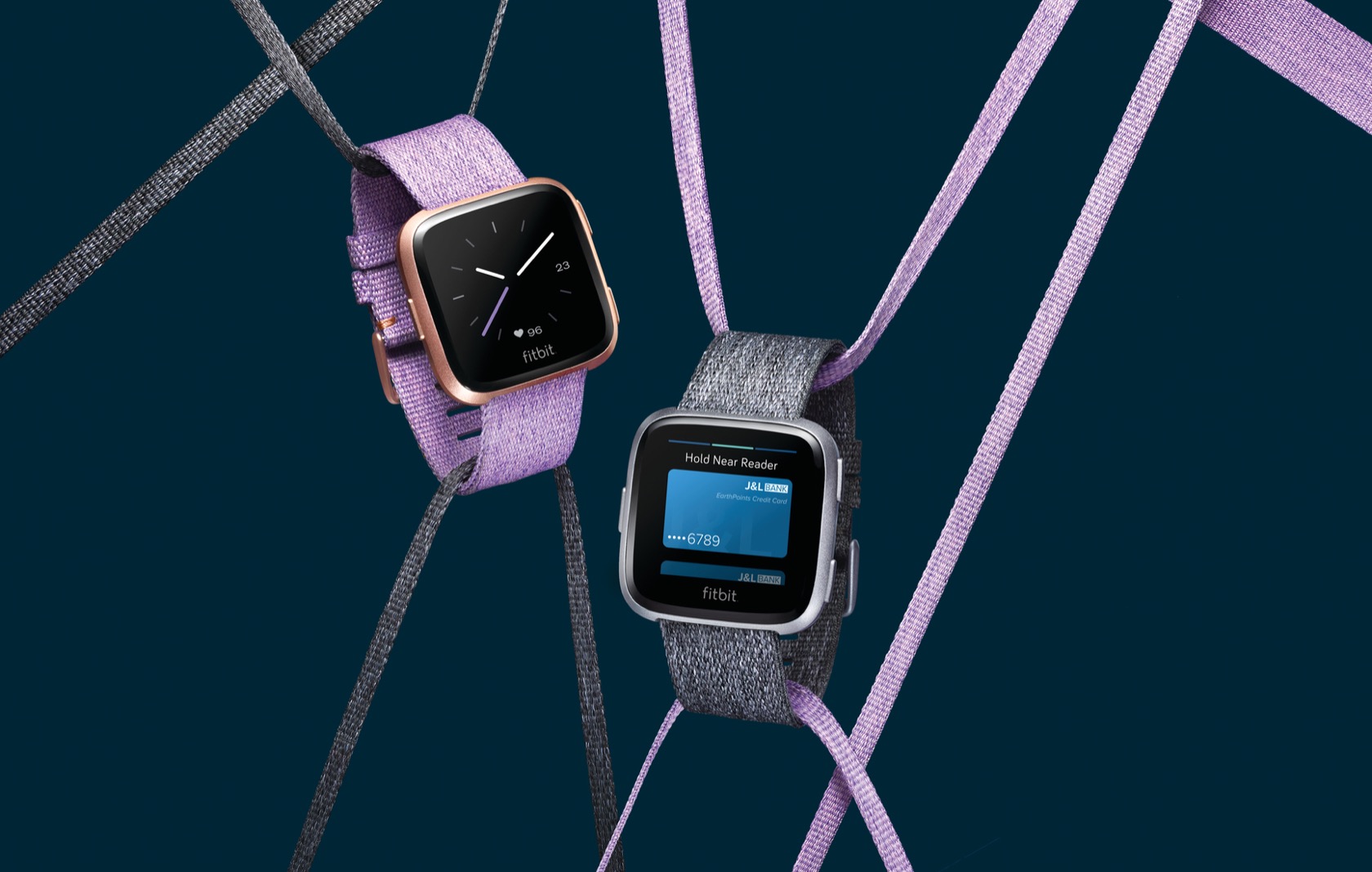 lavender rose gold fitbit versa
