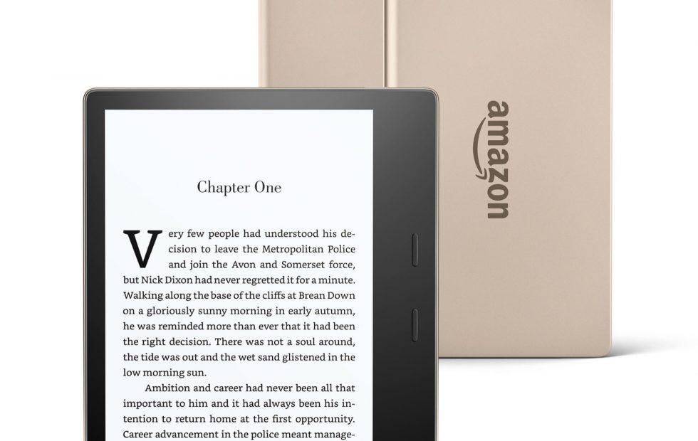 Champagne gold Kindle Oasis gives ereader a new finish
