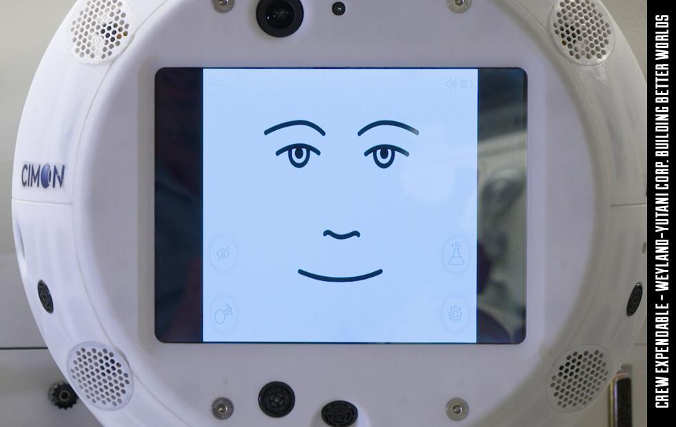 CIMON the floating robot head brings AI to the ISS