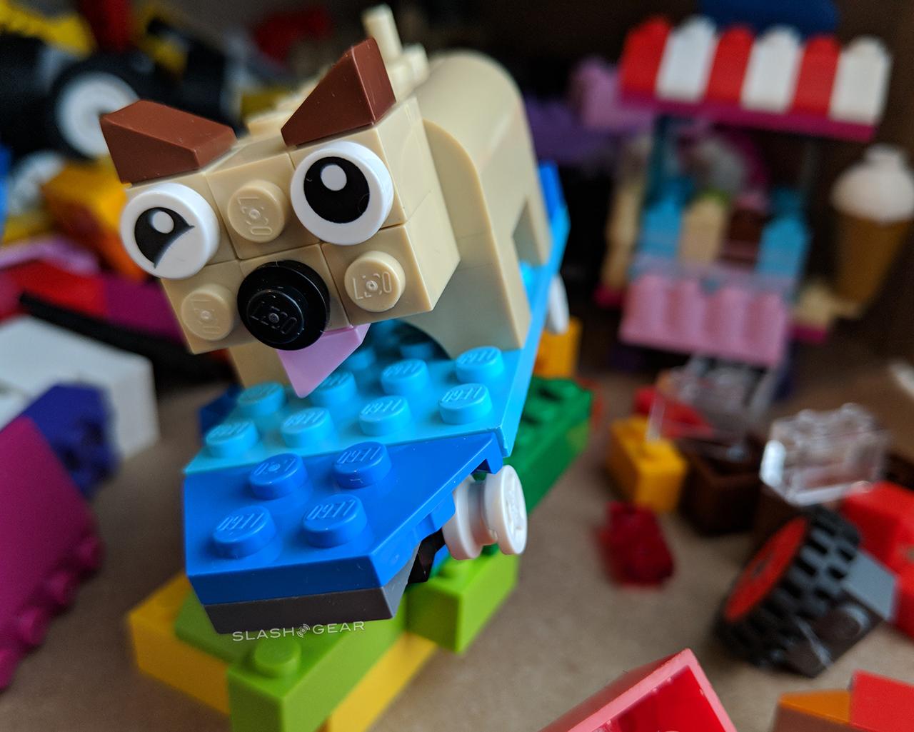 lego brick on a roll