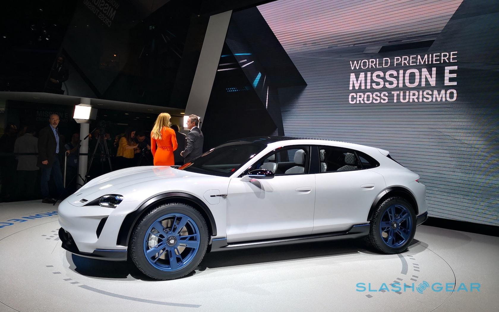 Porsche Mission E Cross Turismo teases EV crossover to rival Tesla - SlashGear