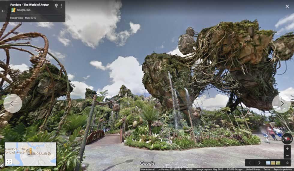 Disney Parks Hit Google Maps Street View