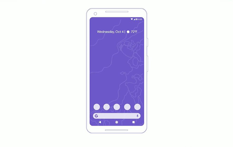 Android P feature: New UI and Gestures