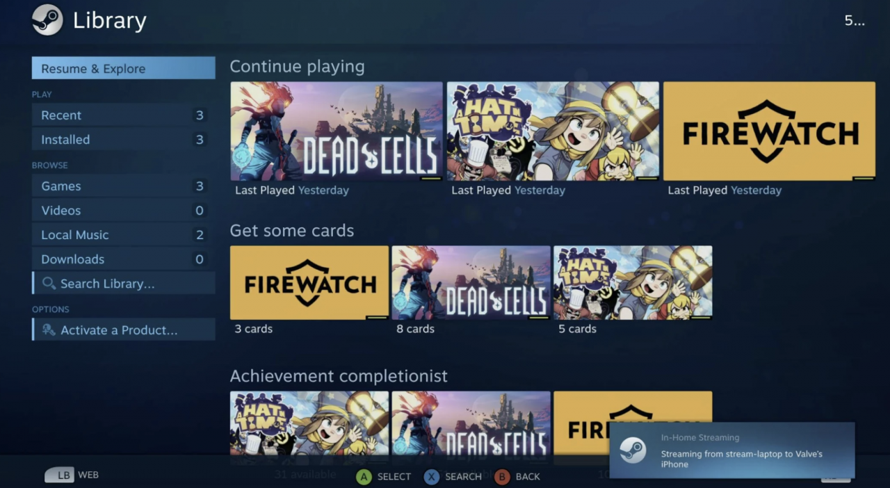 Steam Link App Release Today Android Download First Slashgear - the big deal here isn t the app as it exists today the big deal will be when this experience works truly remotely right now you ve got to be connected to