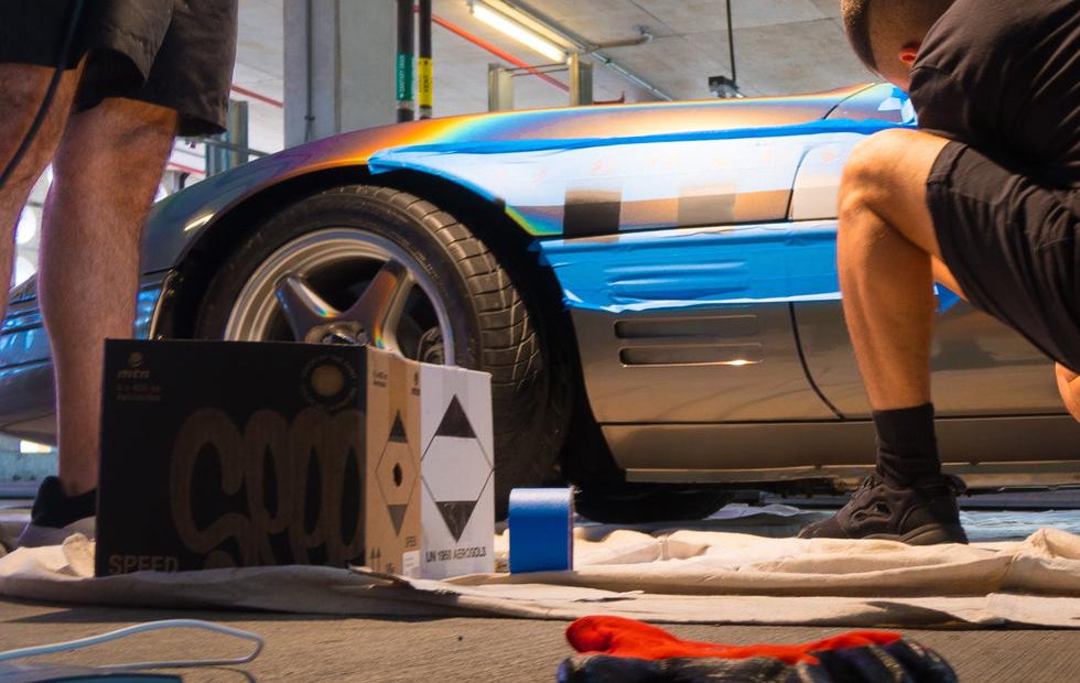 1994 Chevrolet Corvette ‘ULTRADYNAMIC’ painted by Felipe Pantone