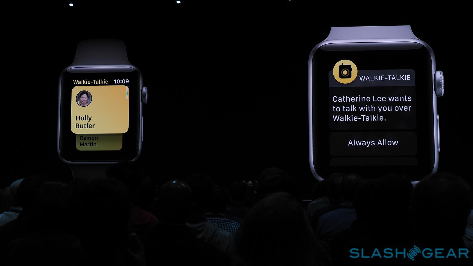 does apple watch walkie talkie work without wifi