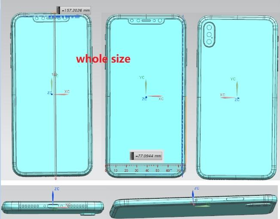 New Iphone X And Plus Leaked And Detailed For 18 Slashgear