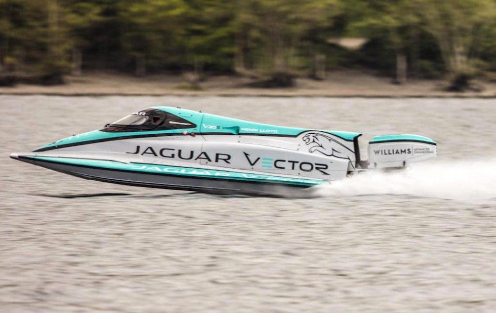 Jaguar sets new maritime speed record with electric boat