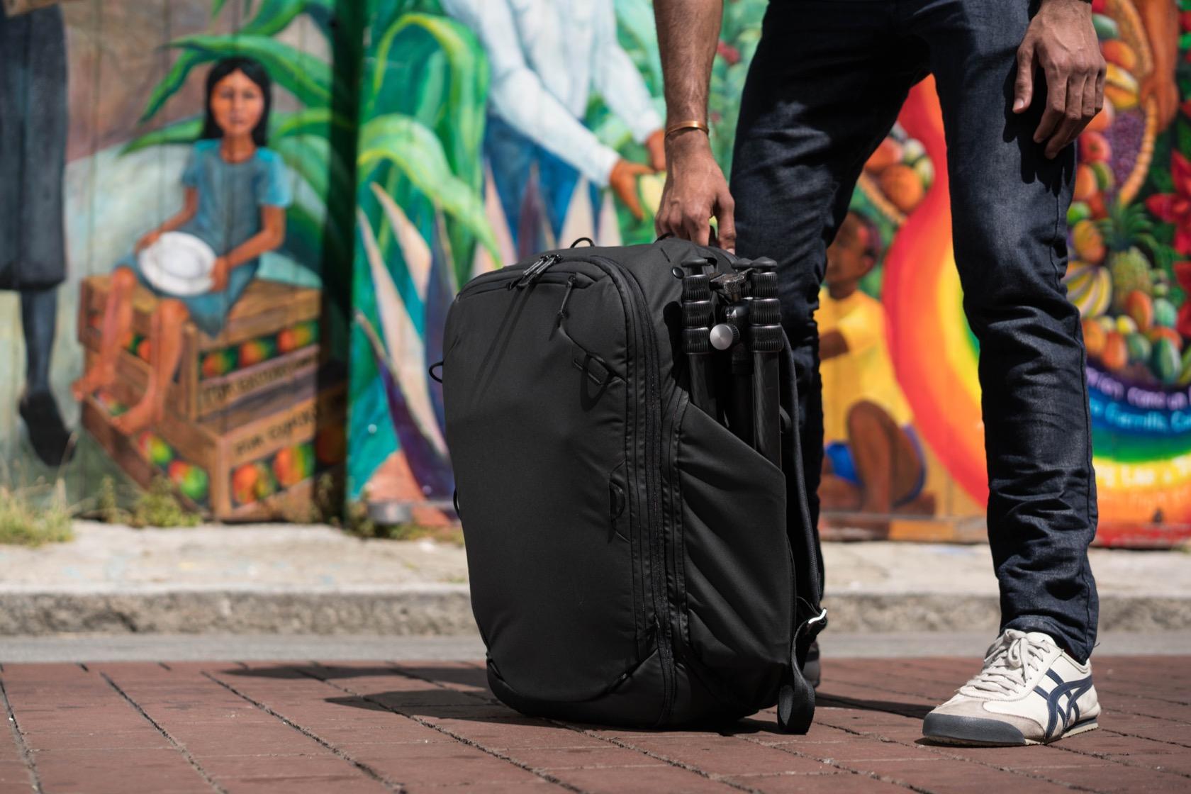 peak design travel backpack 30l black