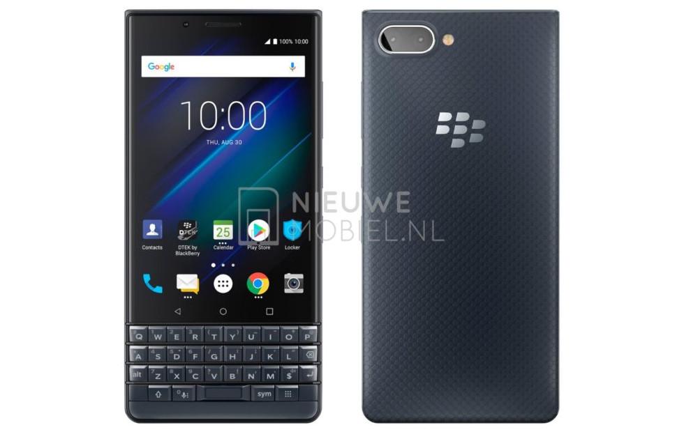 BlackBerry KEY2 LE leak shows a Somewhat Blue color option