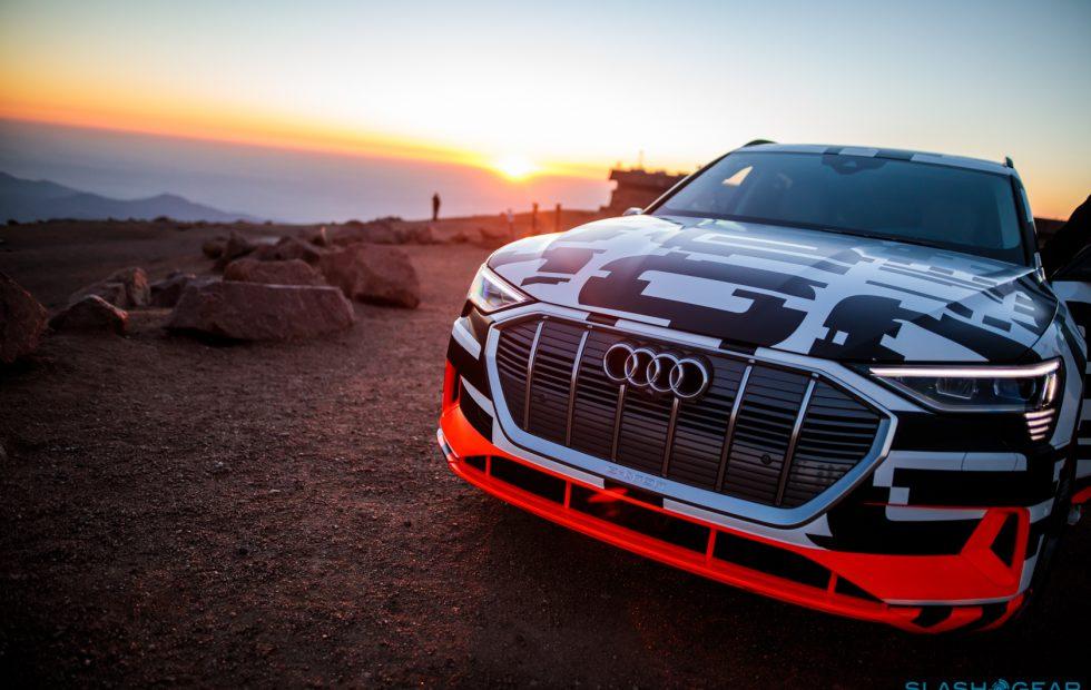 In our Audi e-tron Pikes Peak drive, the challenge is reversed