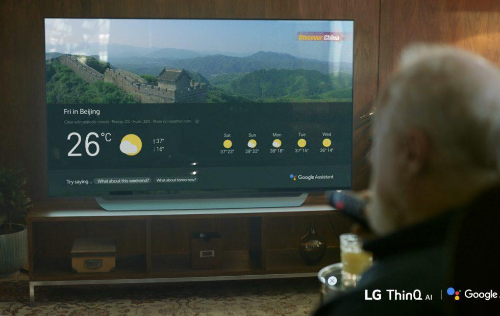 lg thinq google assistant tv