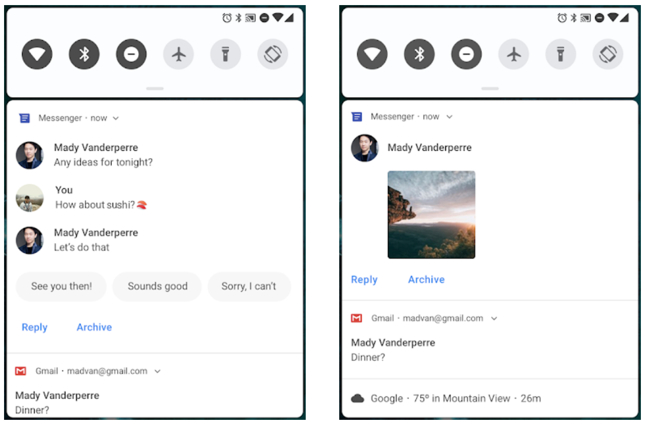 android pie message contact android pie message contact