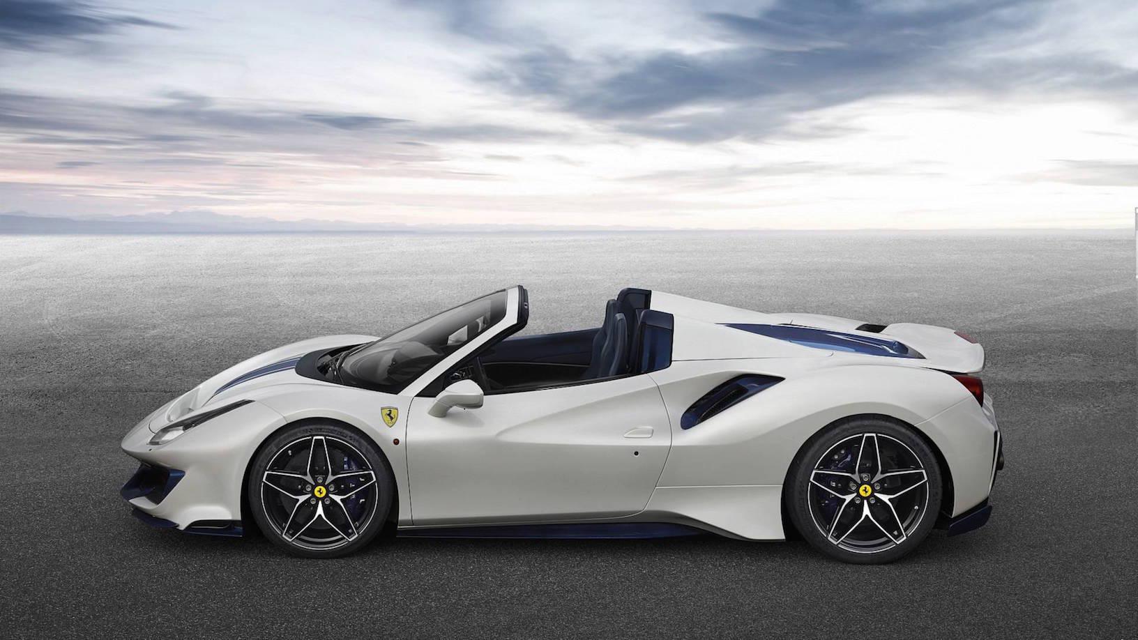 Ferraris Latest V8 Convertible Is The 488 Pista Spider