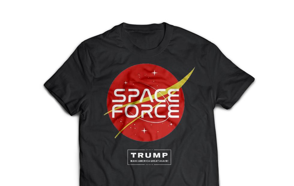 Space Force logos made for Trump’s profit