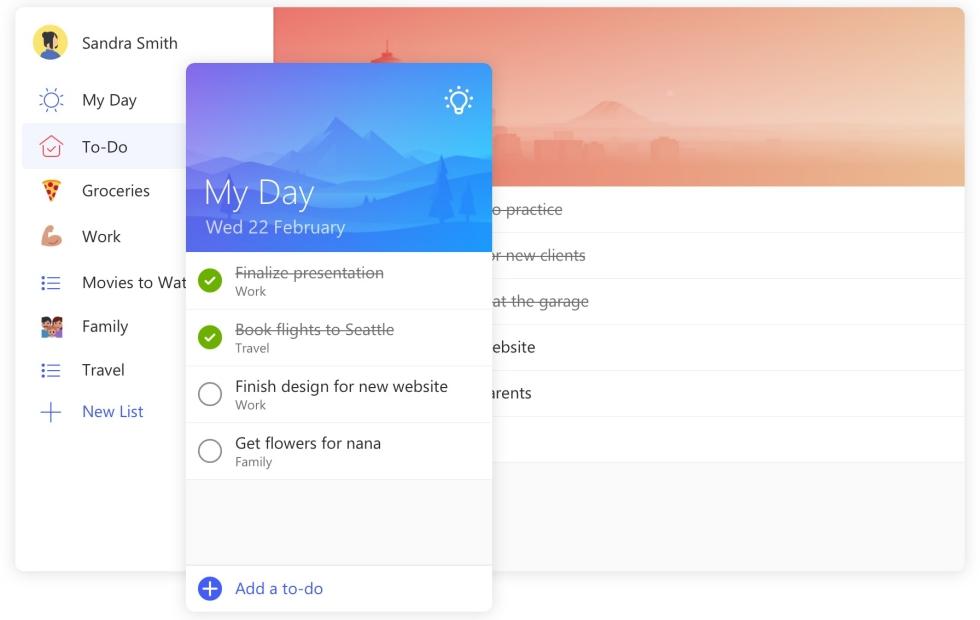 Microsoft To-Do remembers it has a web app, updates all platforms