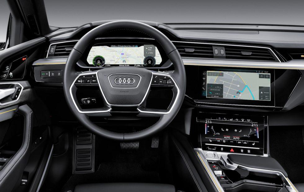 Alexa Goes Native In 2019 Audi E Tron Ev S Dashboard Slashgear Alexa Goes Native In 2019 Audi E Tron Ev S Dashboard