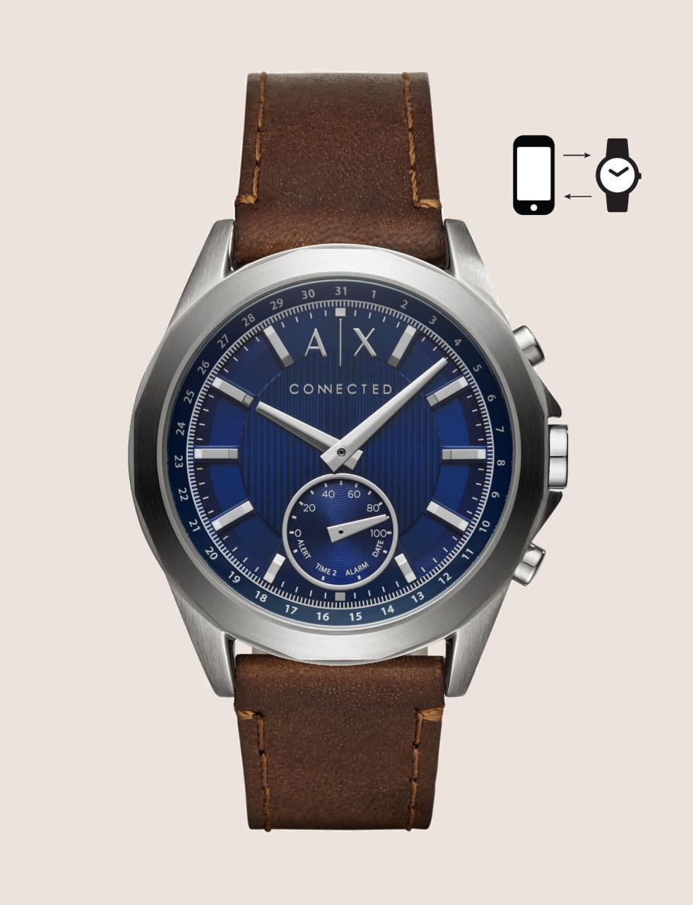 armani exchange hybrid smartwatch battery