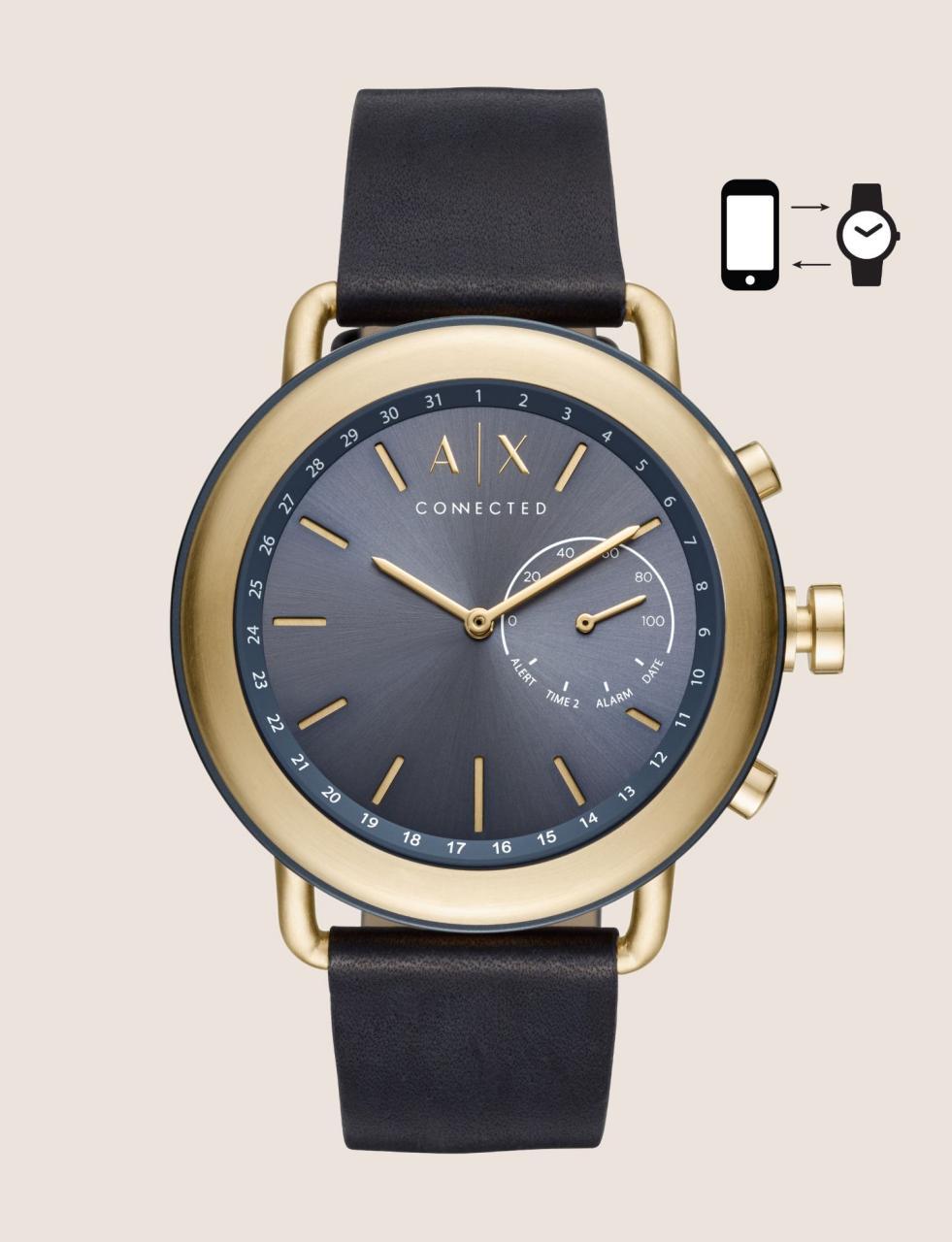 how to set time on armani exchange digital watch