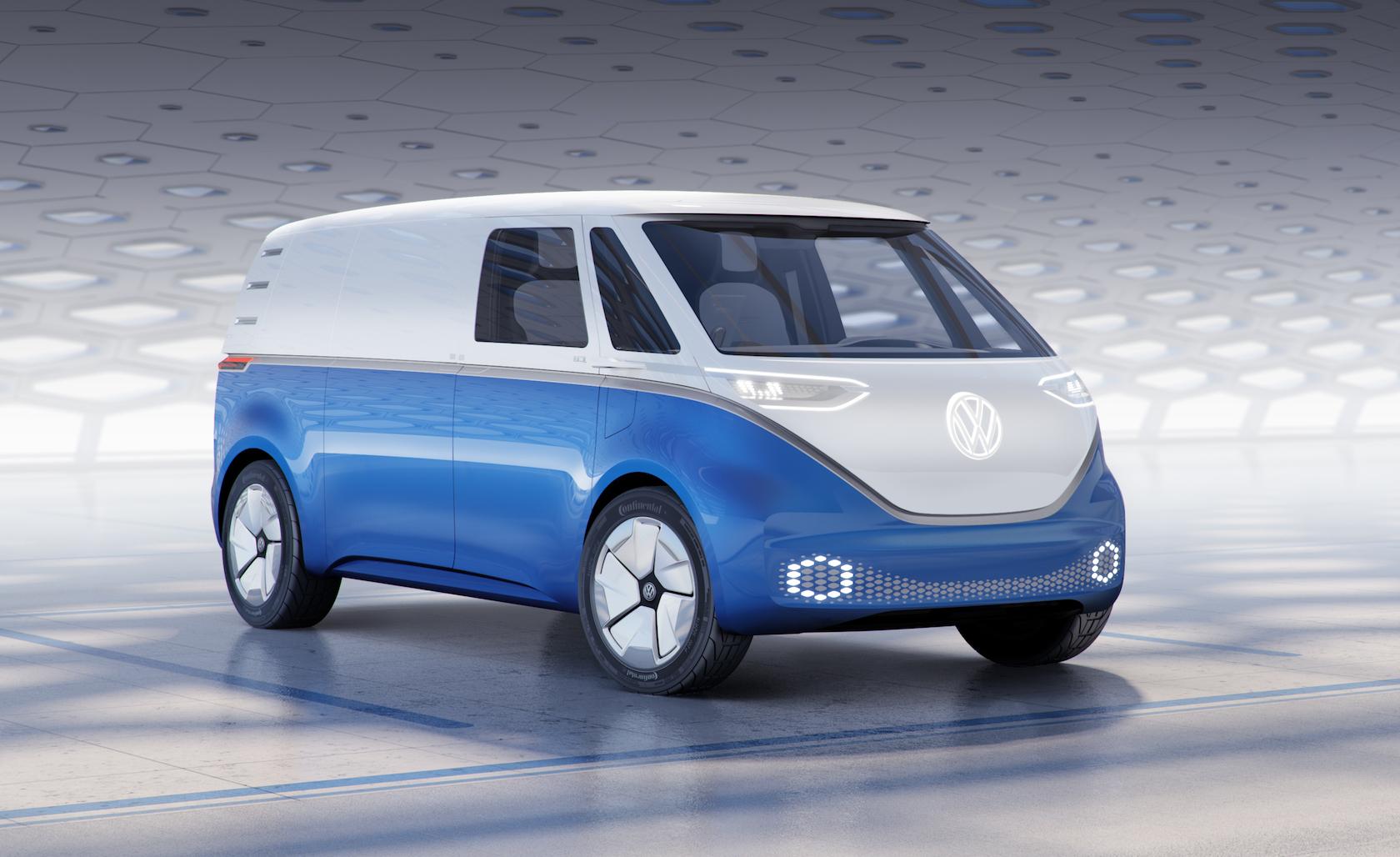 van version of VW's electric Microbus 